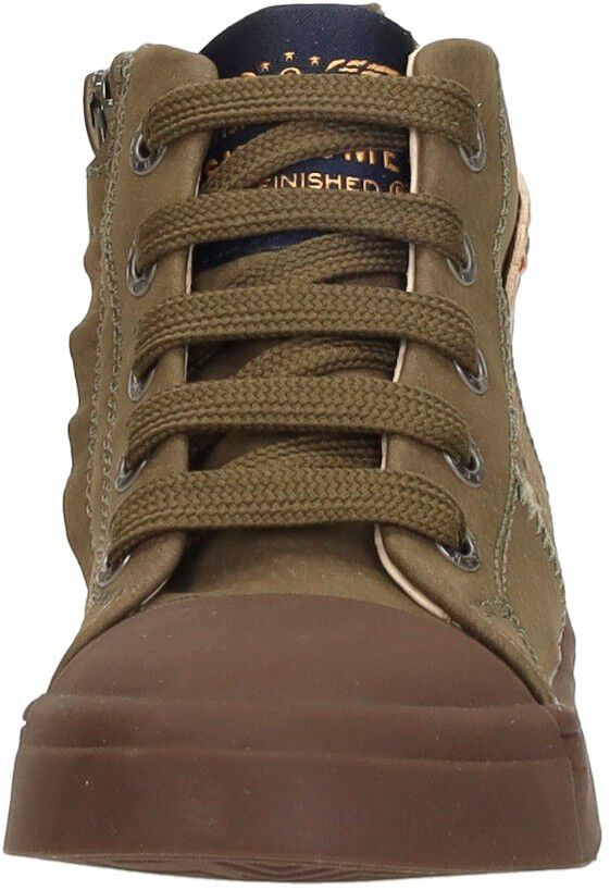 Shoesme Veterschoenen Hoog groen