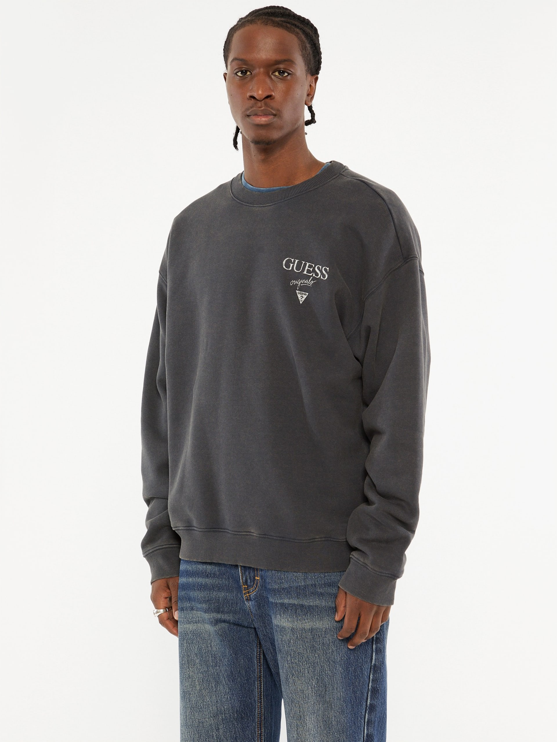 Moletom GUESS Originals Eco Baker com gola redonda