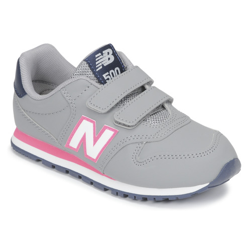 New Balance - 500 - Gris / Rose / Marine
