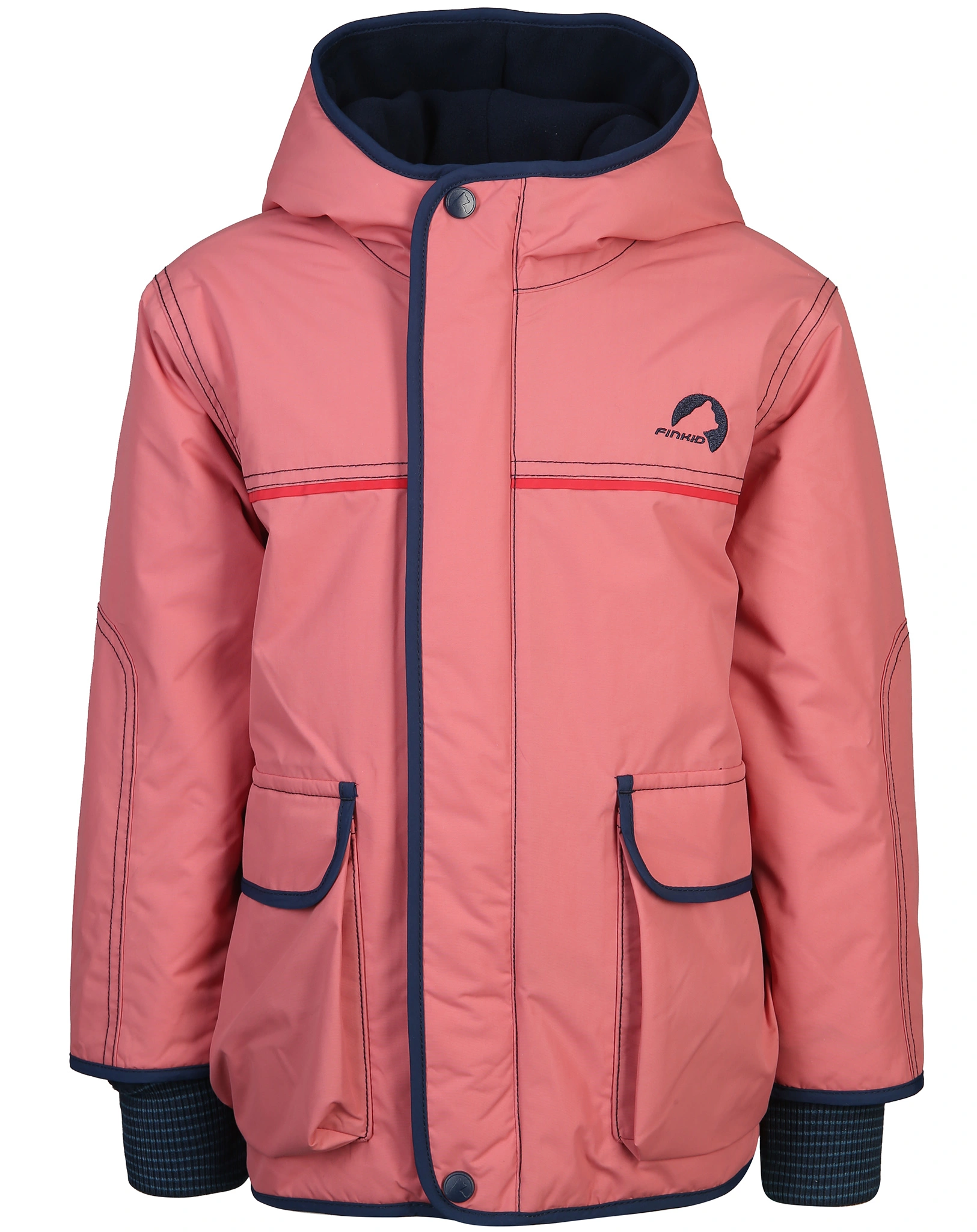 Winterparka TALVI EKO in rose/navy