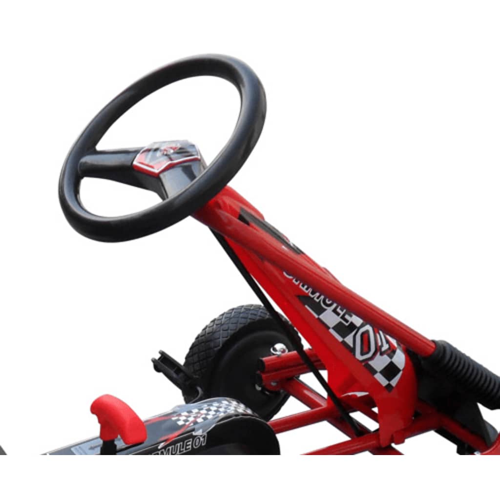 Vidaxl Go-Kart a Pedal com Assento Ajustável