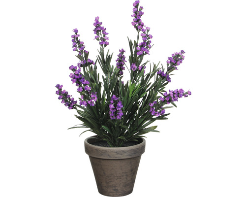 Kunstlavendelplant Ø 20 H 33 cm paars
