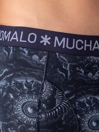 Muchachomalo Boxershorts 3-Pack Circle Of Life U-CIRCLEOFLIFE101-Print/Print/Blue kopen