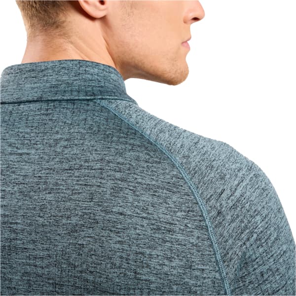 Sweat polaire ski rando ODLO TENCIA MID LAYER 1/2 ZIP PROVINCIAL BLUE MELANGE