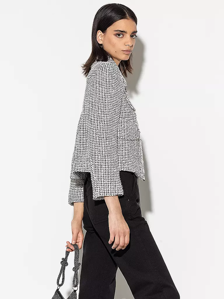 LUISA CERANO Jacke - Tweedjacke weiss