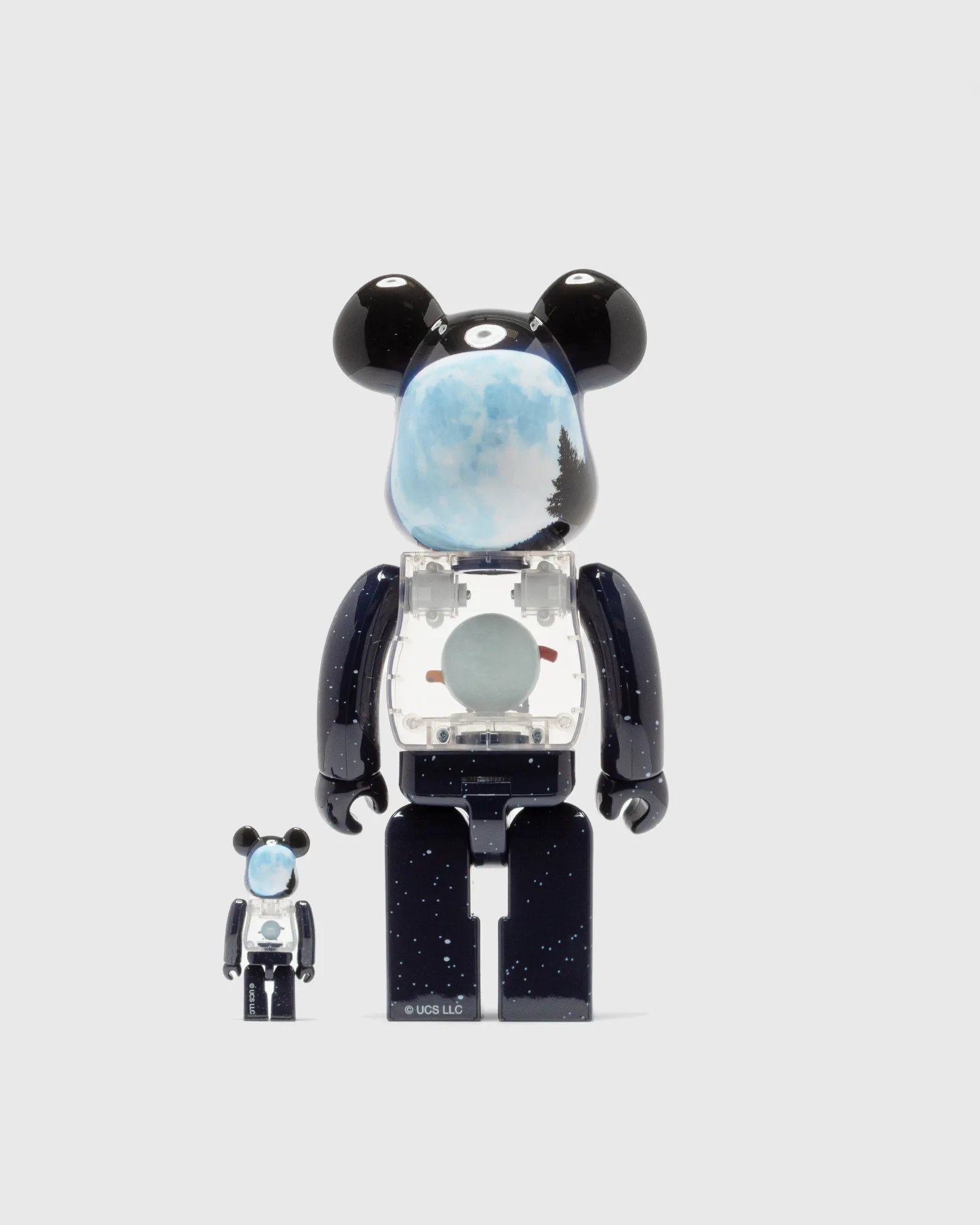 MEDICOM BEARBRICK 100% 400% ET O EXTRATERRESTRE