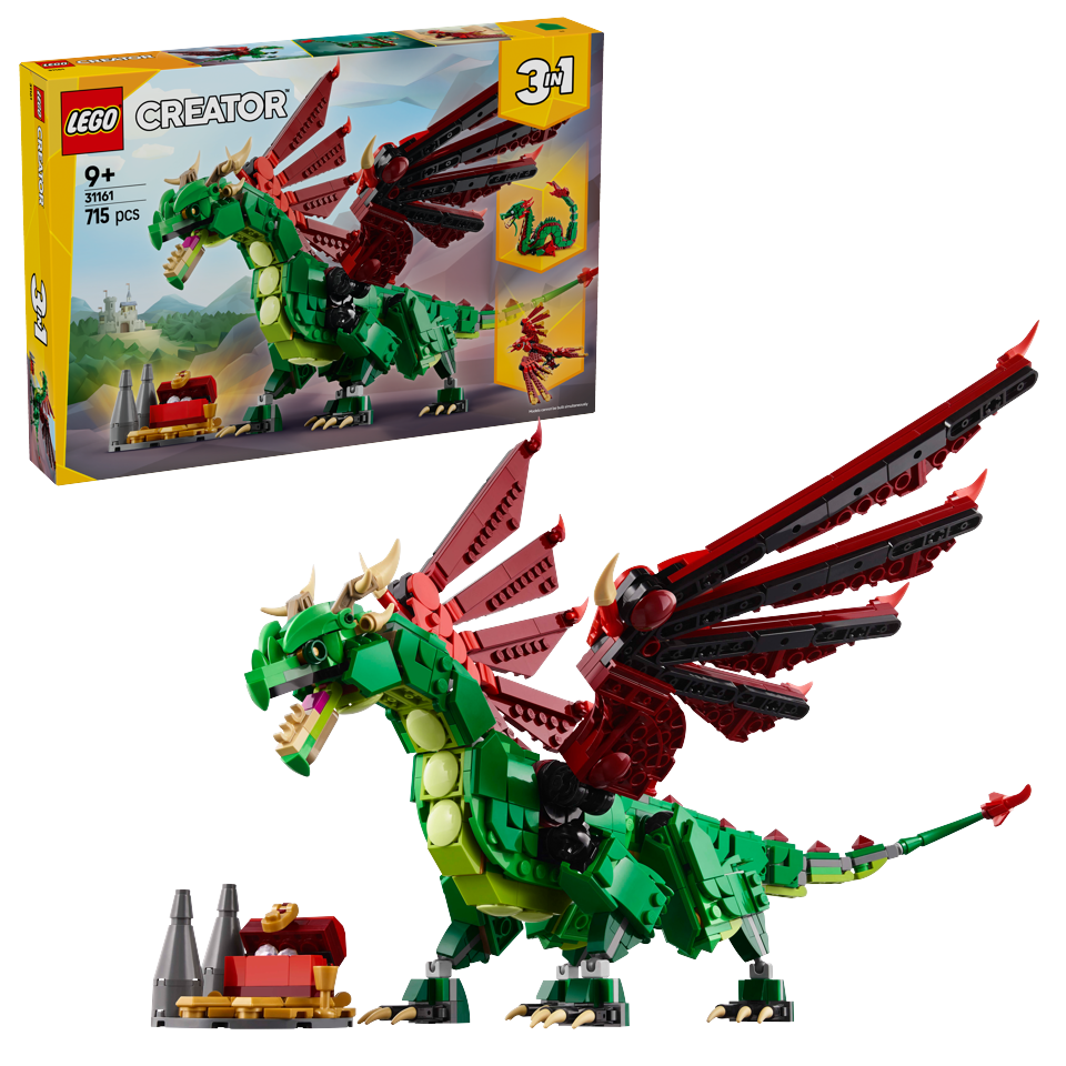 LEGO - LEGO Creator - Middelalder-drage (31161)