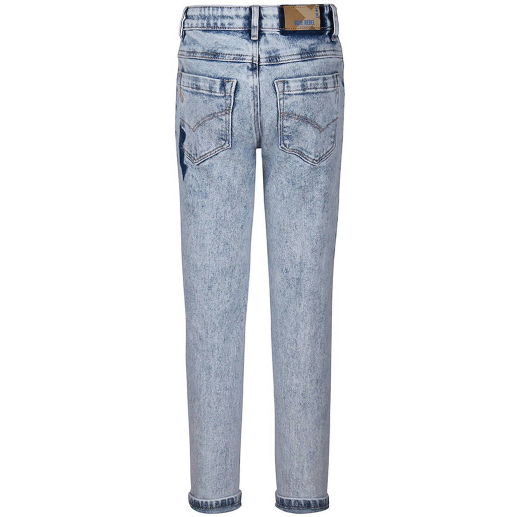 Blue Rebel straight leg jeans Walles surf n turf