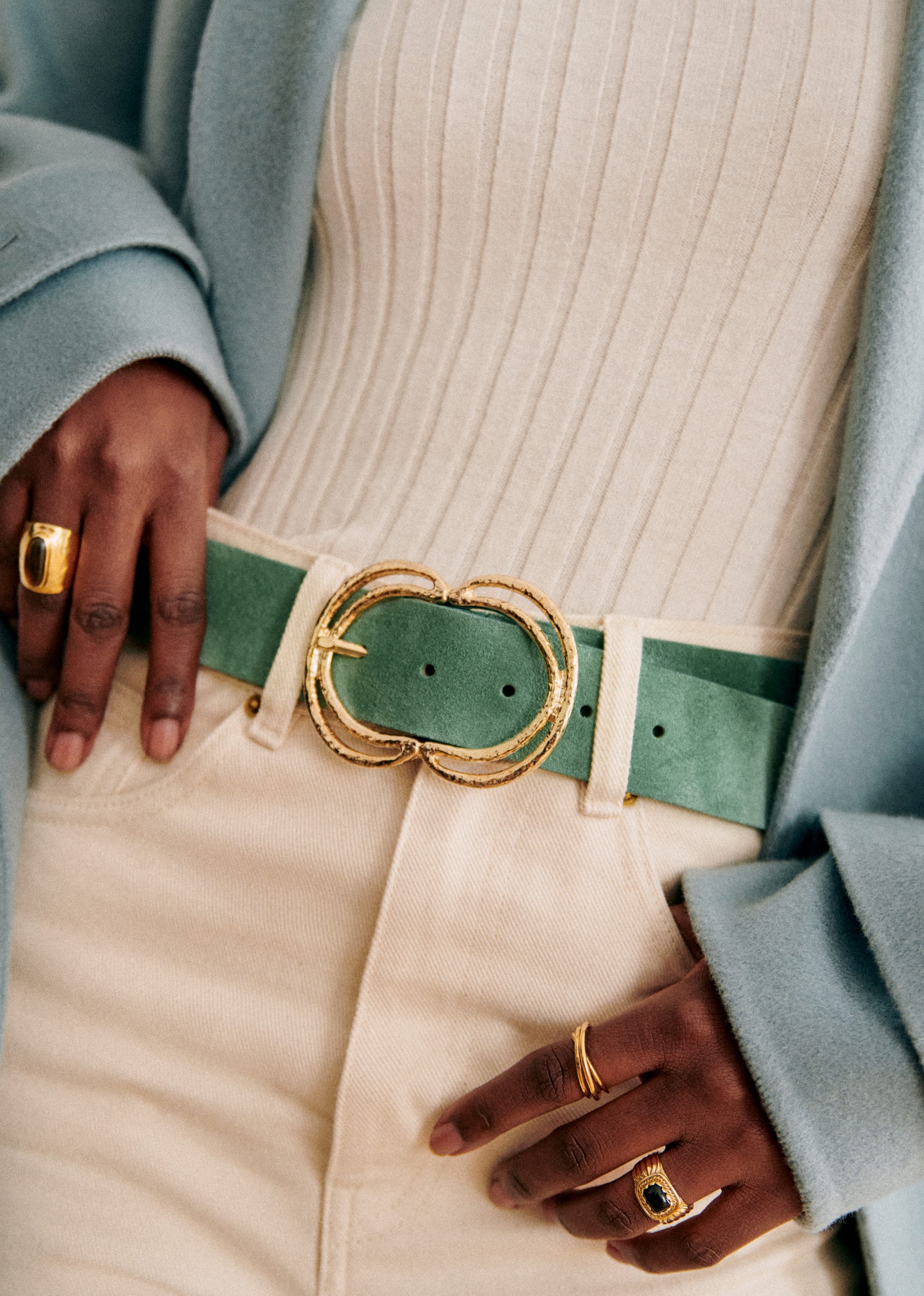 Ceinture Selena - Vert d'Eau - E-SHOP/CEINTURES 5905906