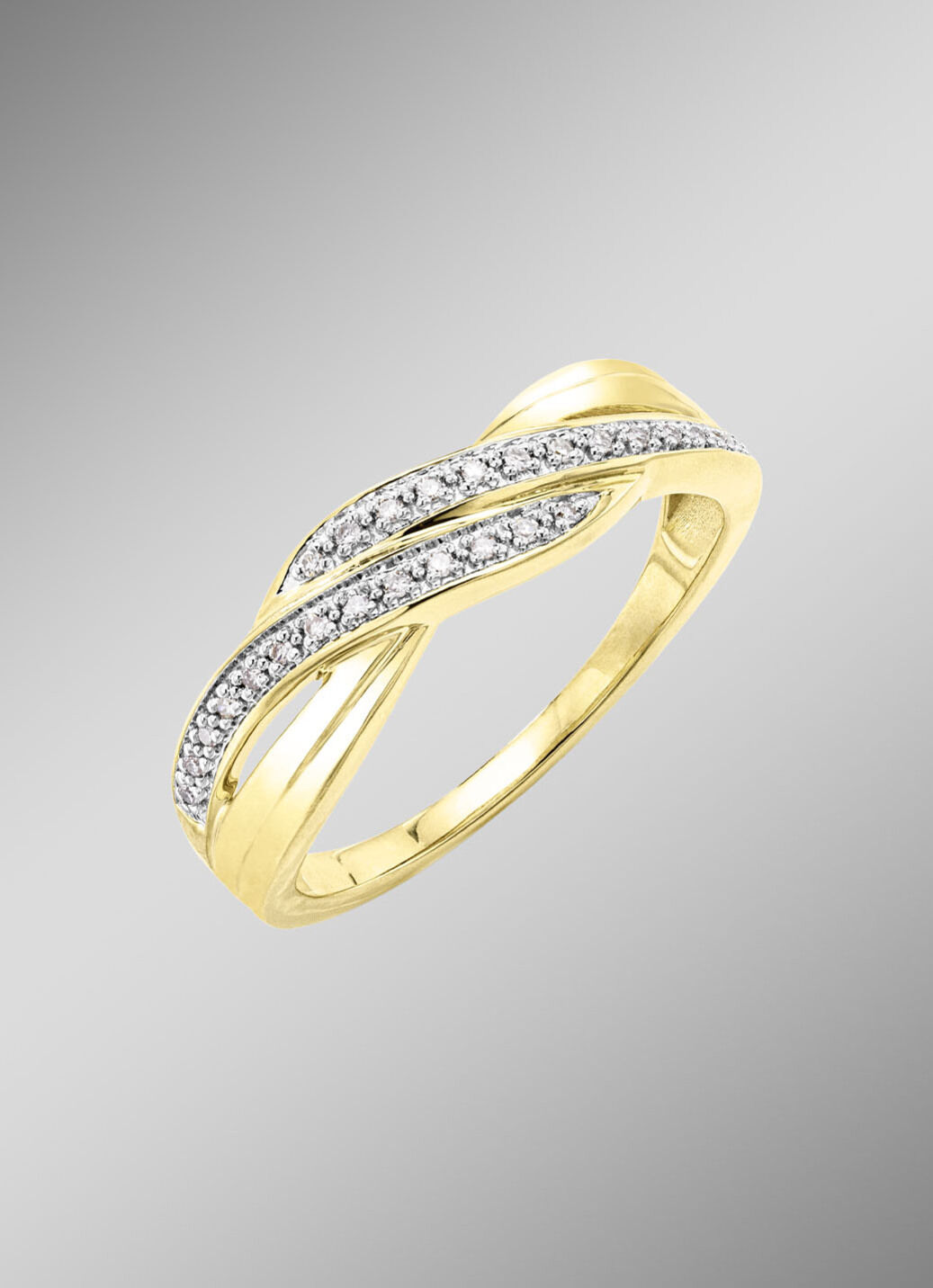 Hochwertiger Damenring mit 26 Diamanten