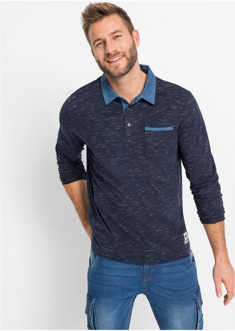 Polo manches longues