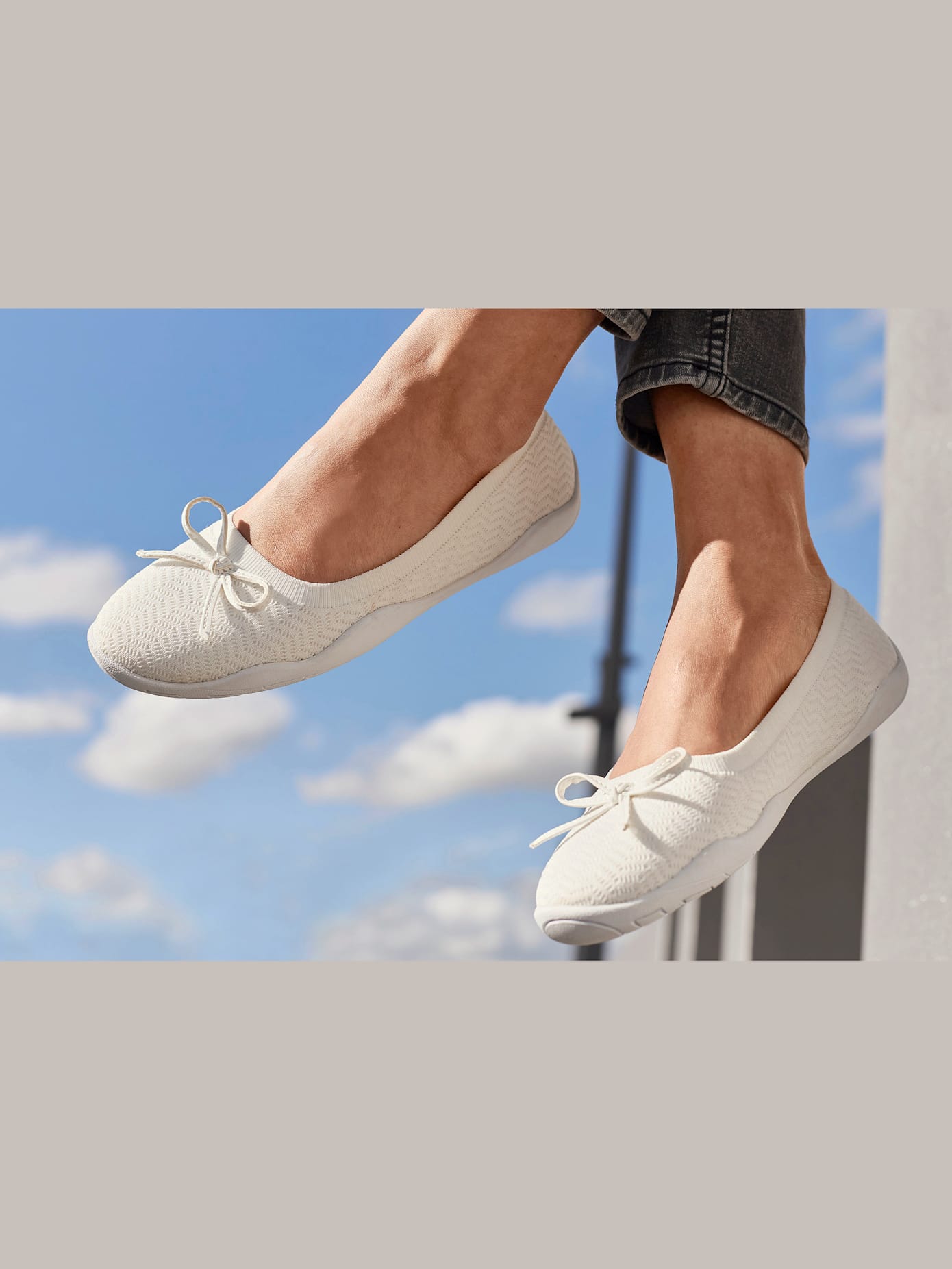 Sneakers ballerines semelle ultra-légère, très plate et souple