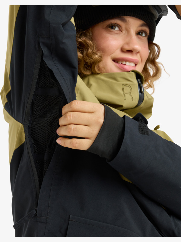 GORE-TEX® Stretch Purelines Veste de snow technique Beige Femme