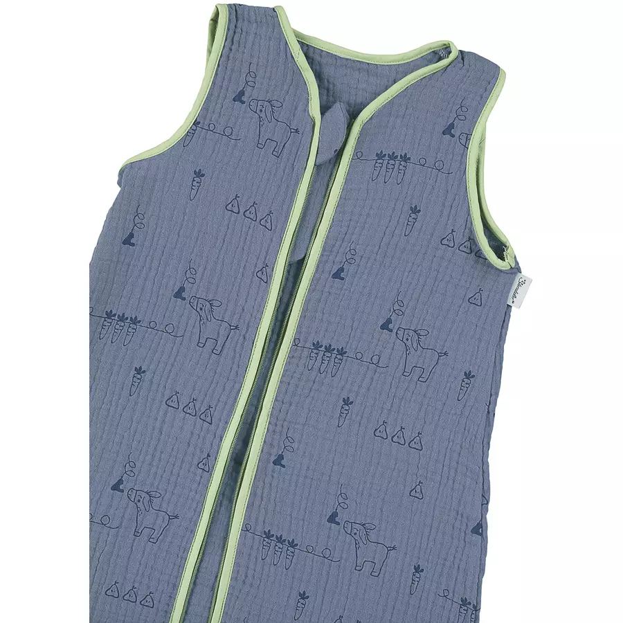 Sterntaler Musselin-Schlafsack Emmis Garden blau