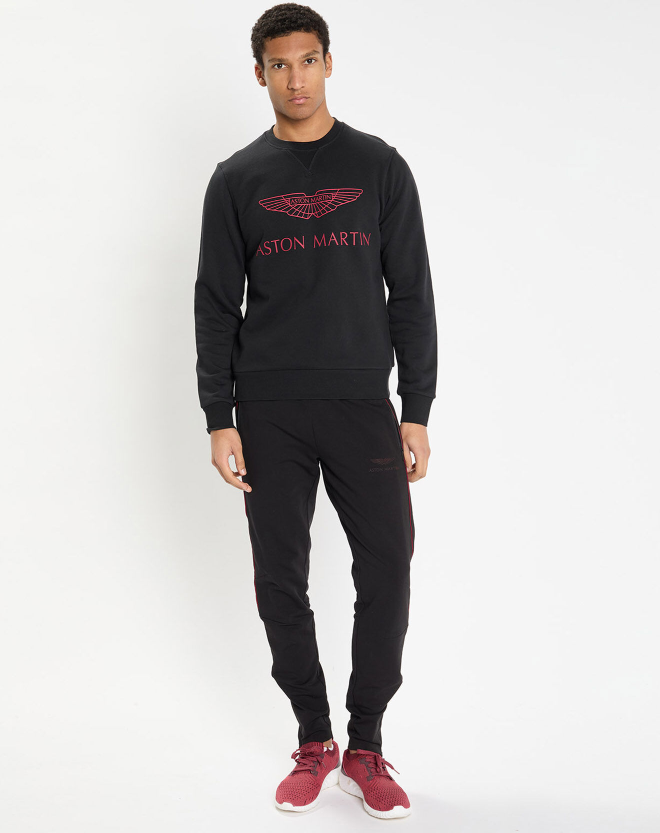 Hackett London Sweat col rond Aston Martin Racing noir