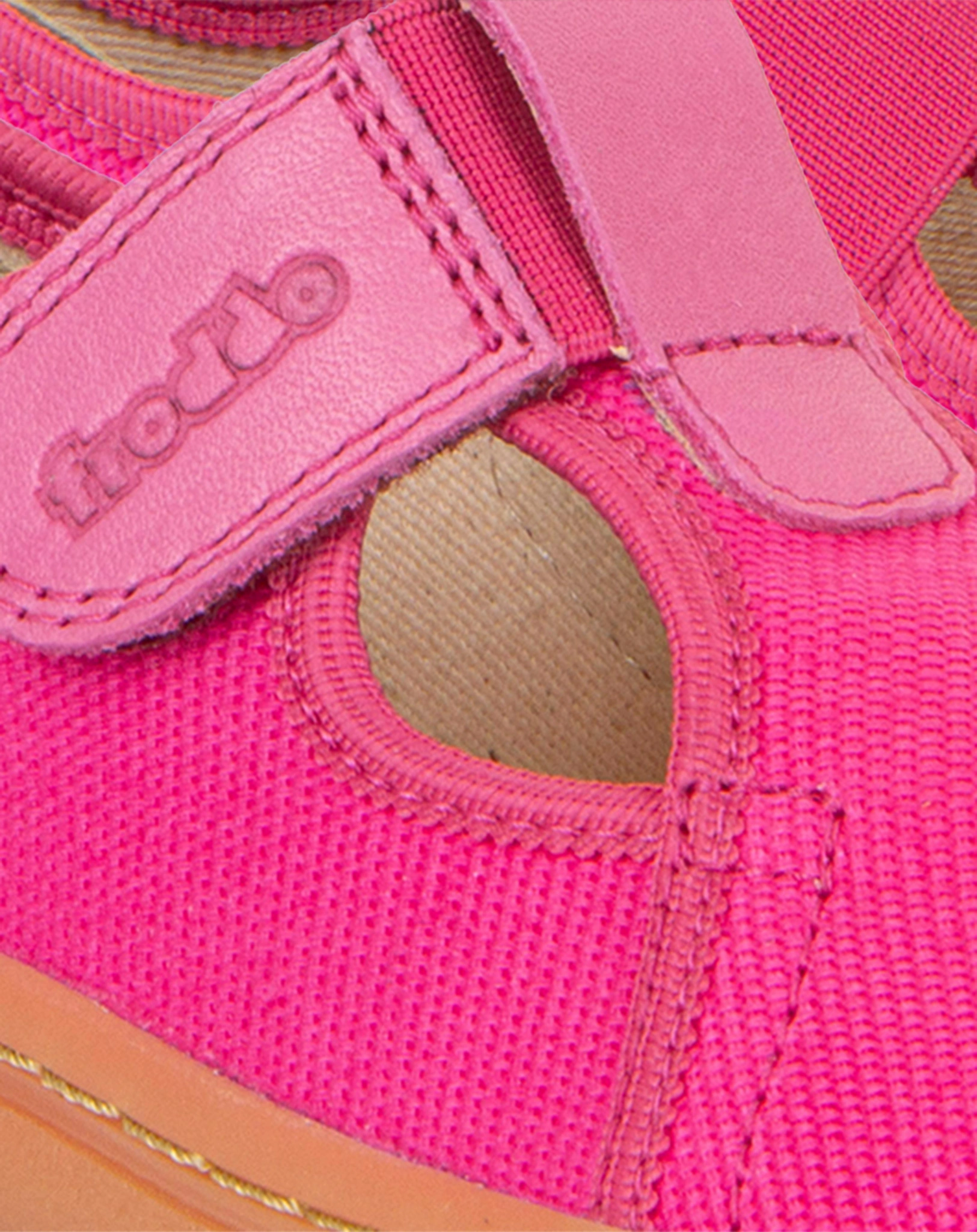 Halbschuhe CANVAS VELCRO in fuxia