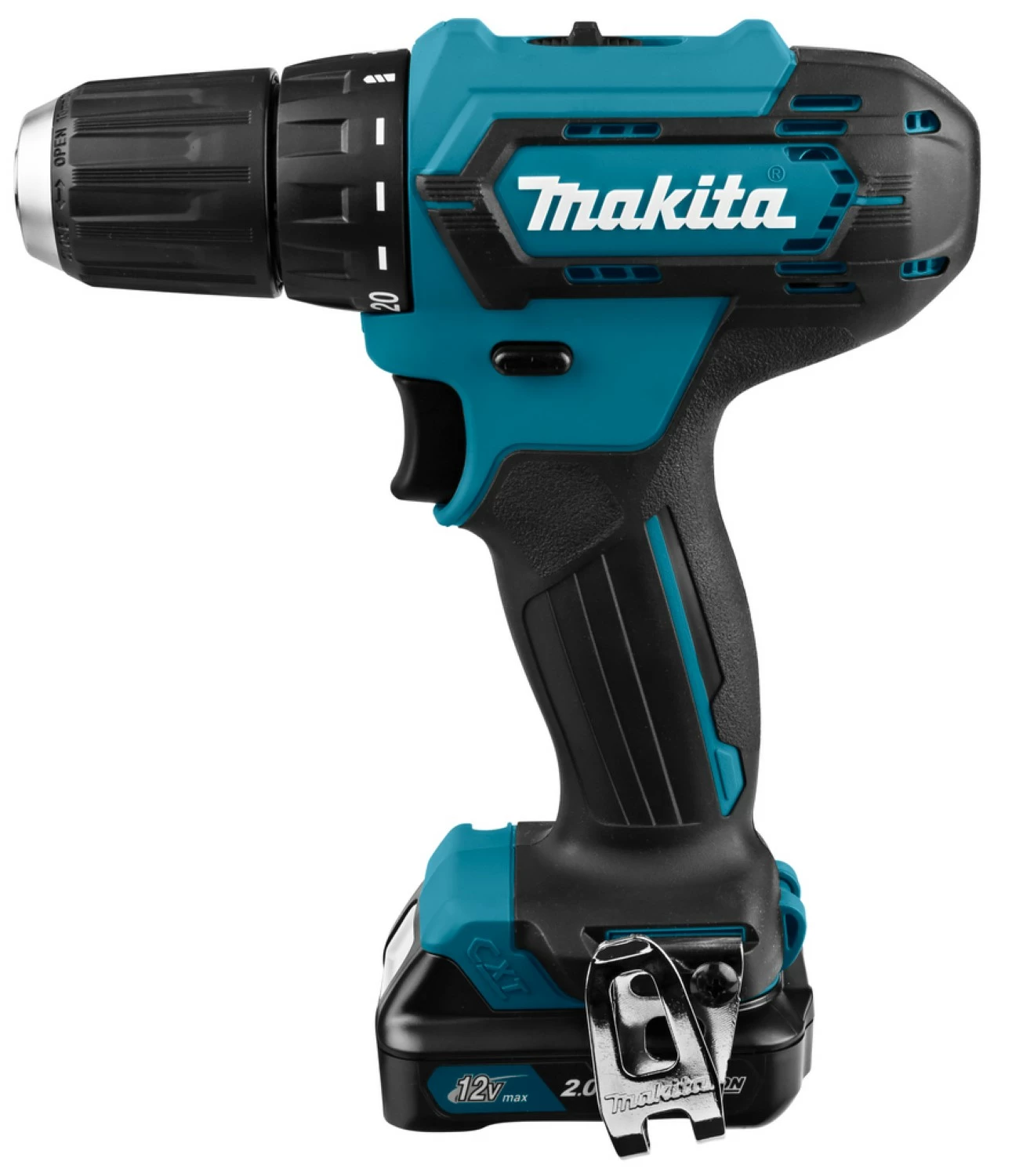 Makita DF333DSA 12V Max Li-Ion accu boor-/schroefmachine set (1x 2.0Ah accu) in Mbox