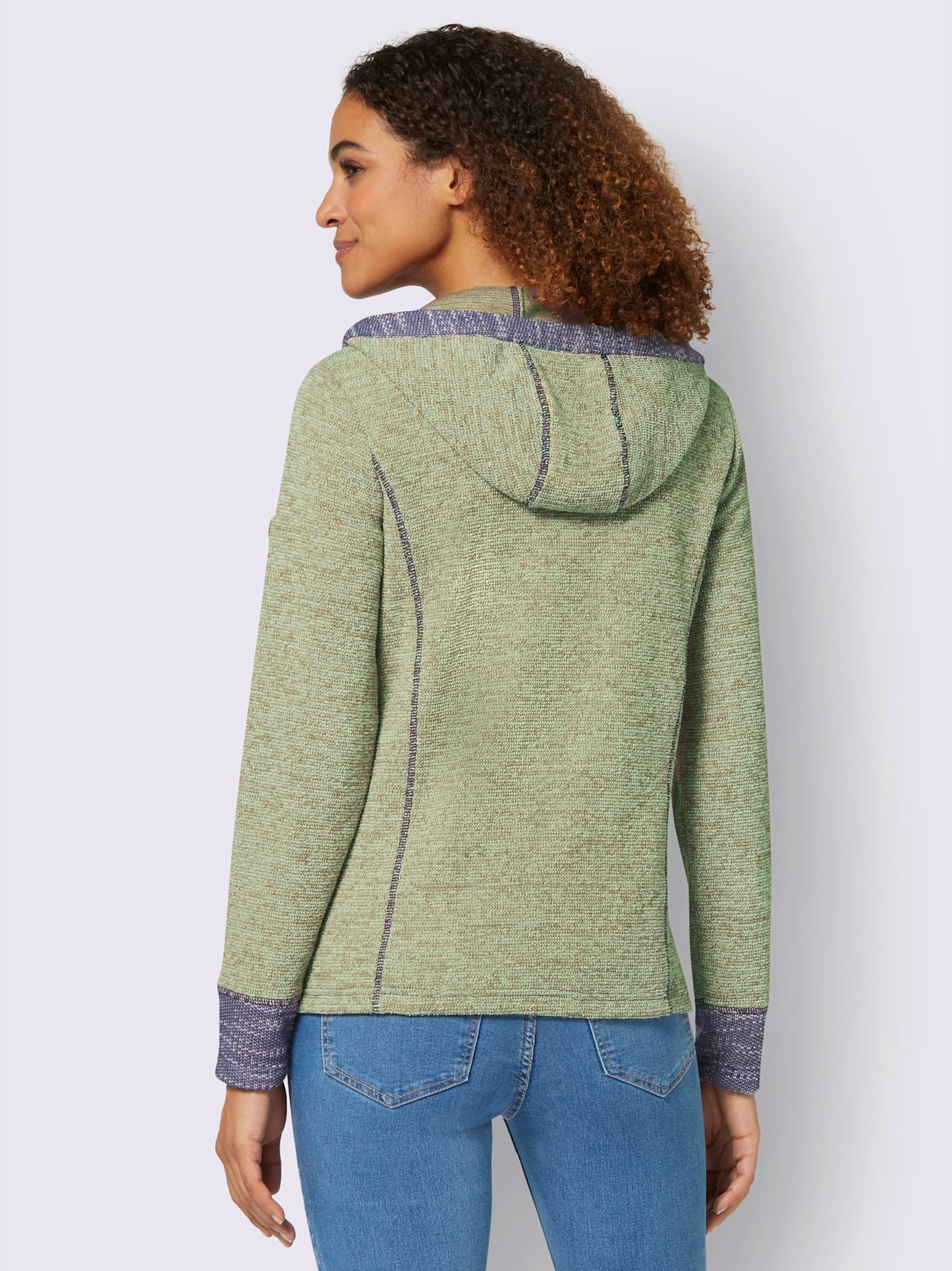 Veste légère tissu structuré de qualité