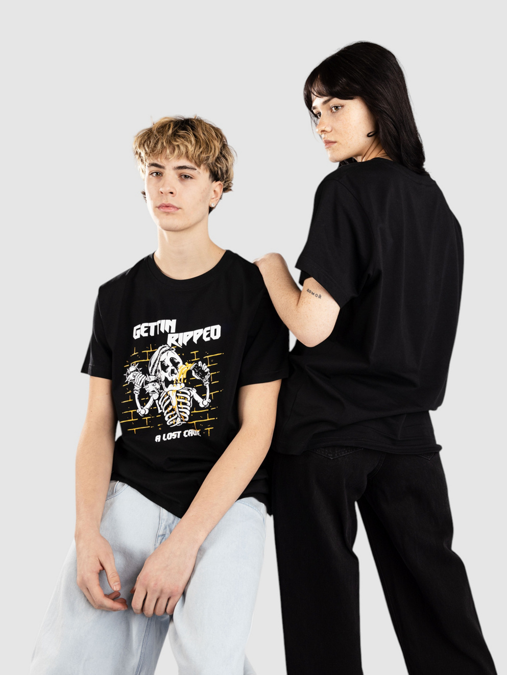 A Lost Cause Gettin Ripped T-Shirt black