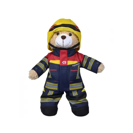 Dickie Toys Feuerwehr Plüschbär Rosenbauer, 30cm