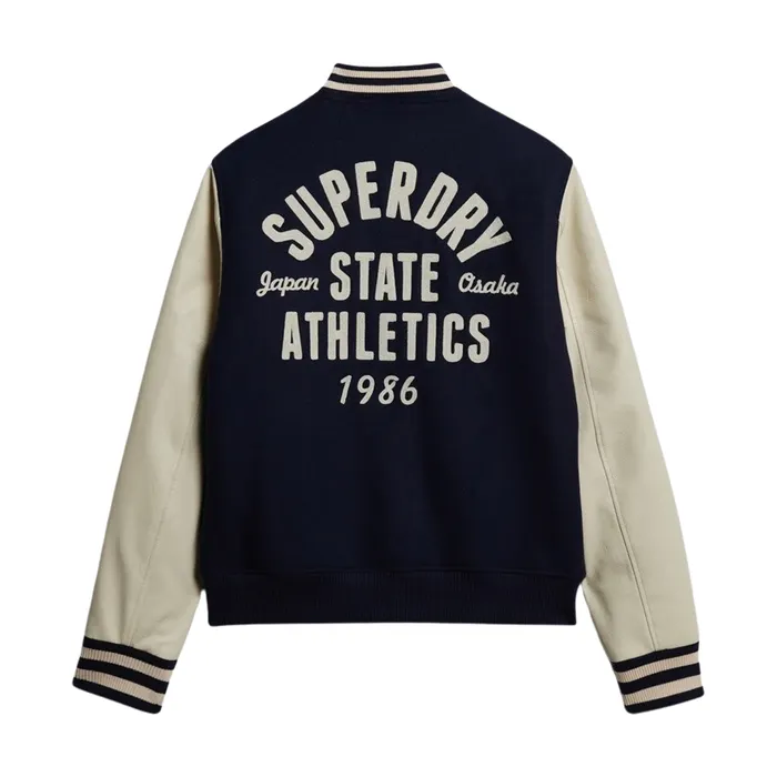 Superdry Varsity Chain Stitch Bomberjack Heren