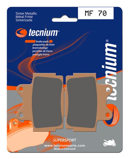 Plaquettes de freins Tecnium Performance métal fritté - MF70