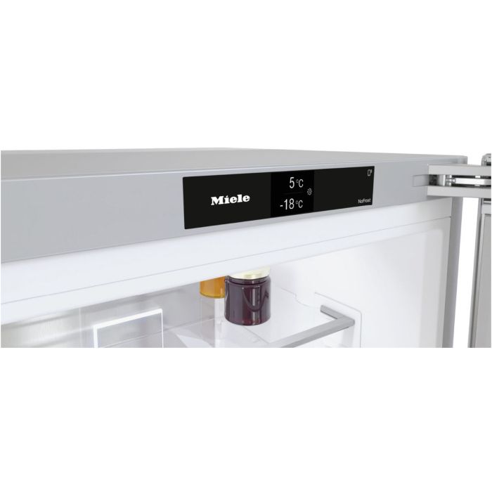 Miele Kühl-Gefrierkombination KFN 4898 AD Brillantweiß Glas