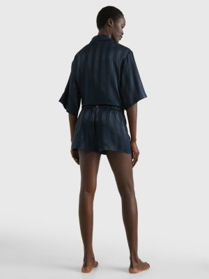 Shorts de pijama com estampa tonal
