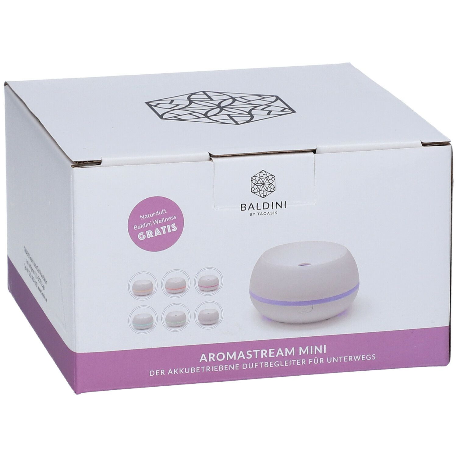 Aromastream Mini mit BALDINI Welness