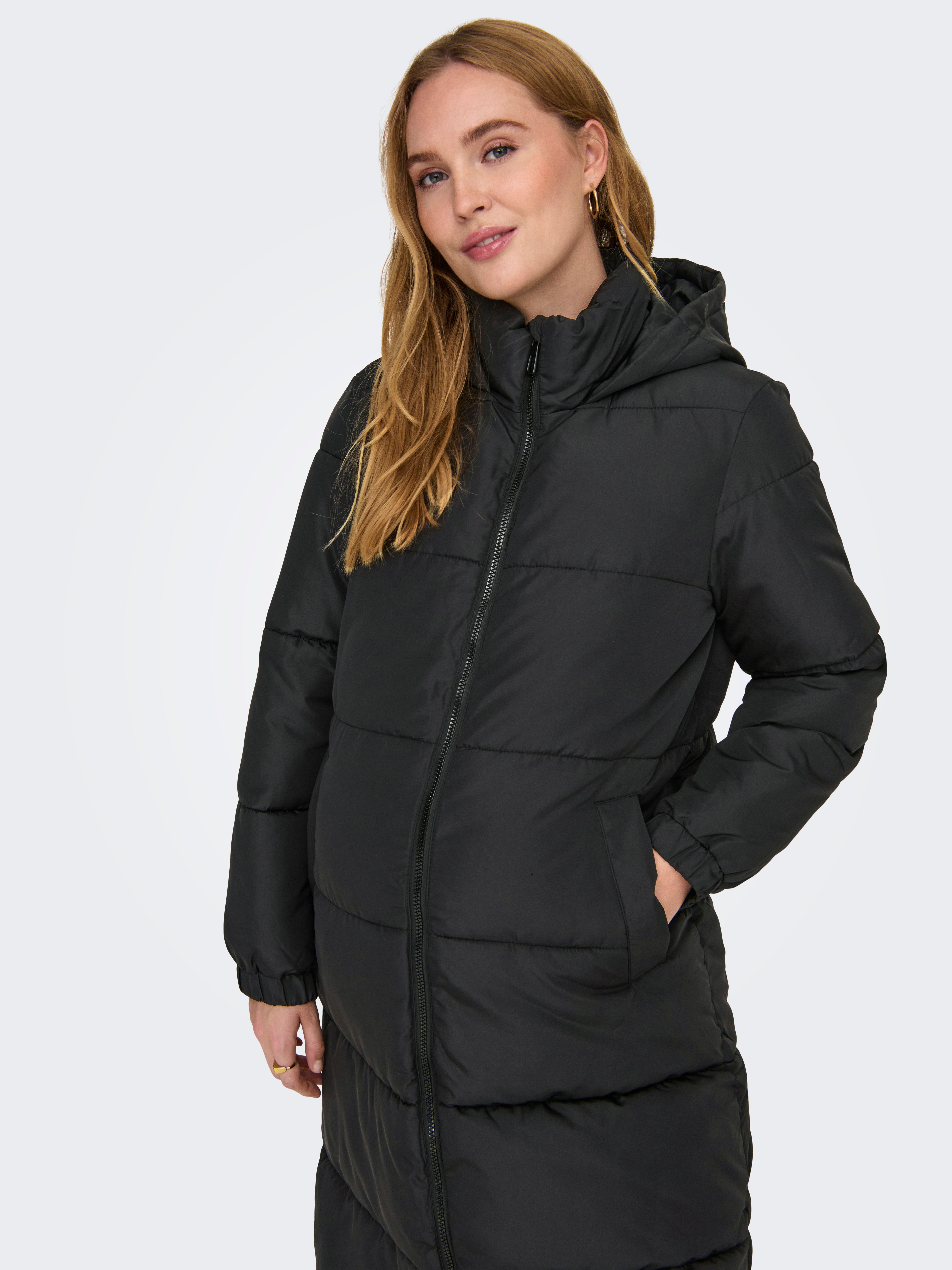 OLMTRUDY Steppmantel Black