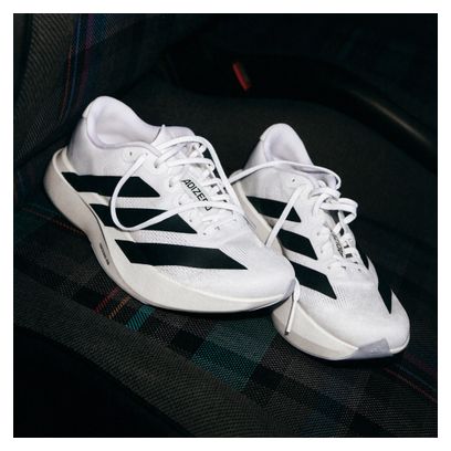 Chaussures Running adidas Adizero Evo SL Blanc/Noir Homme