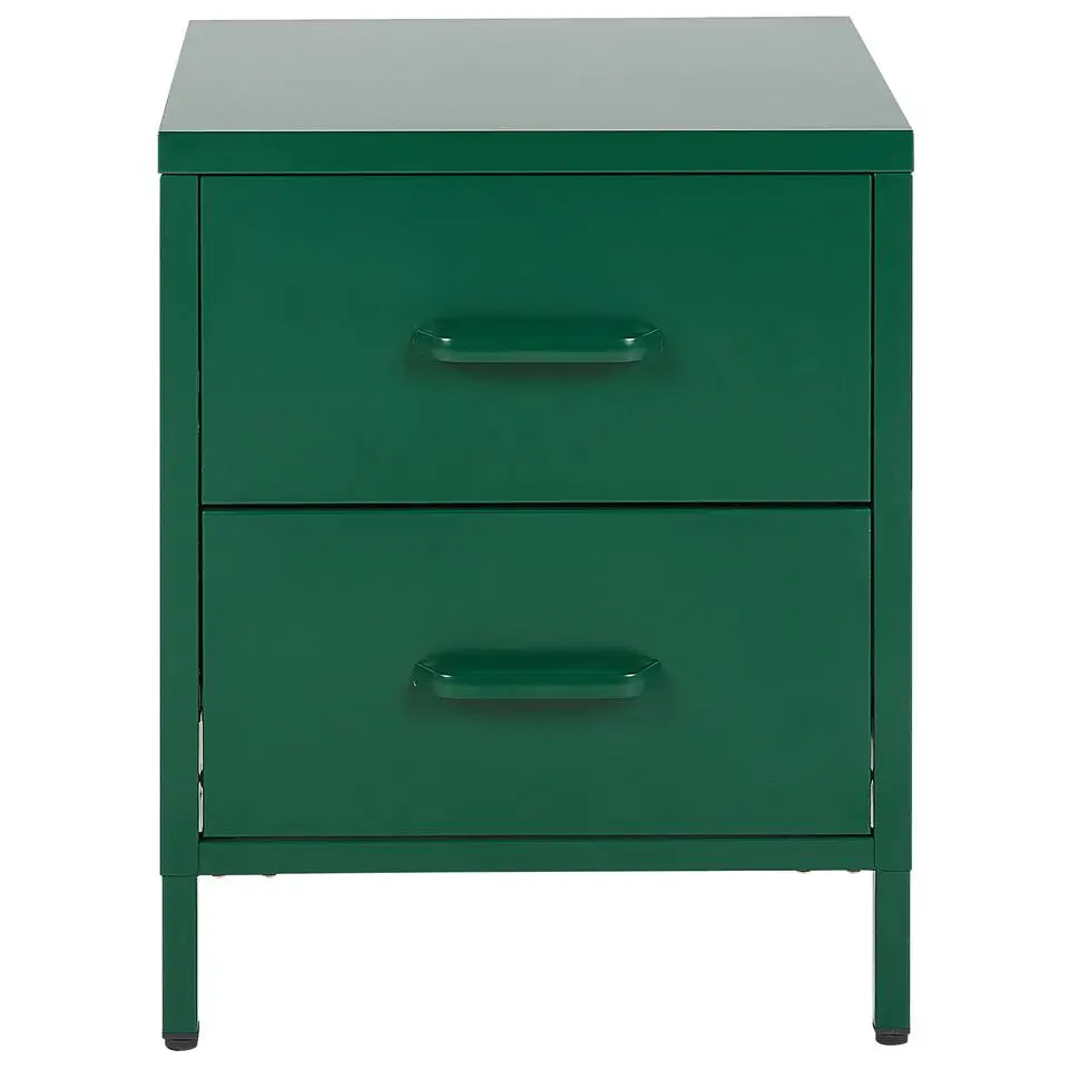 MALAVI - Nachtkastje - Groen - Staal