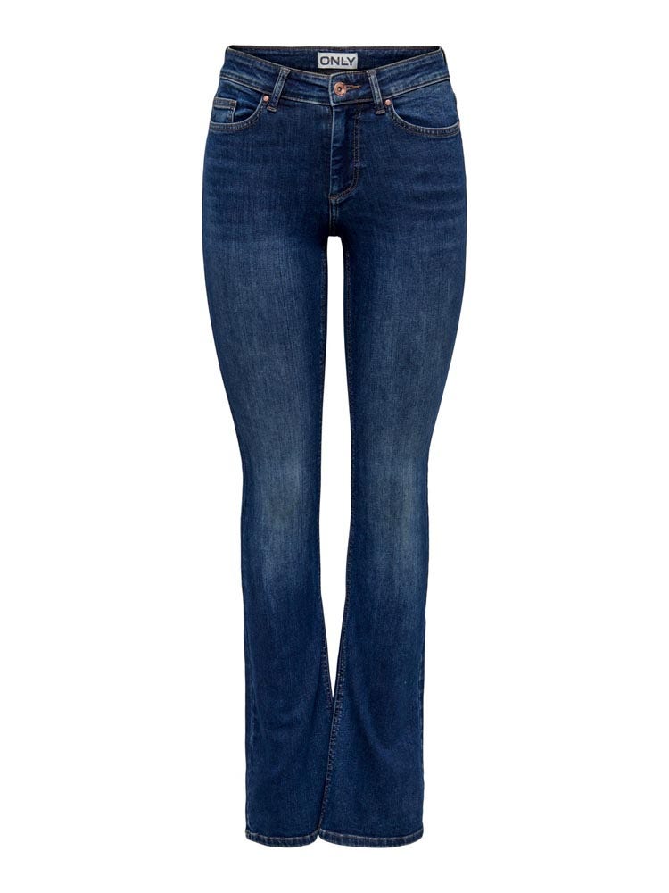 Only  Blush Mid Flared Denim