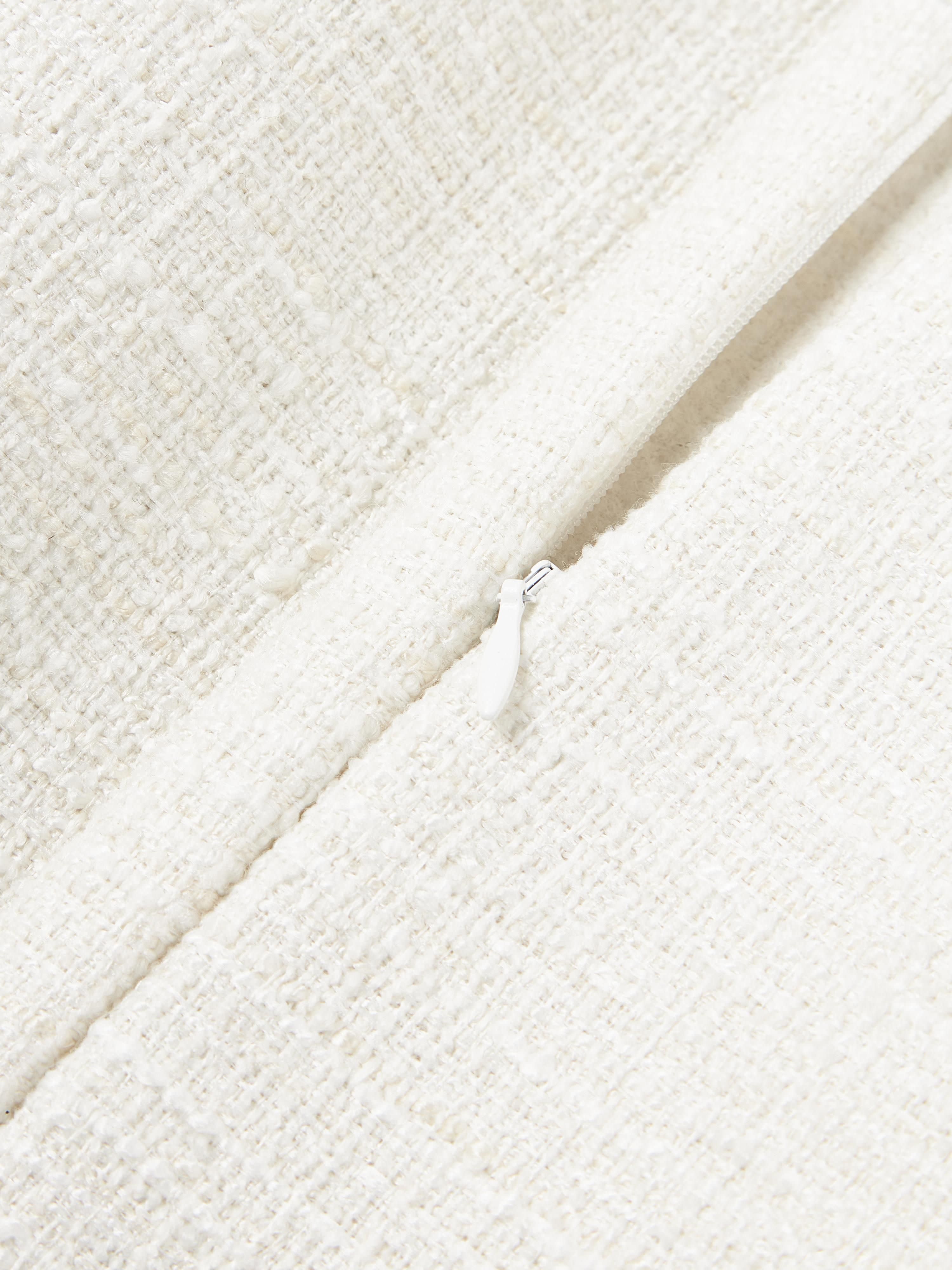 Bouclé kussenhoes Talea