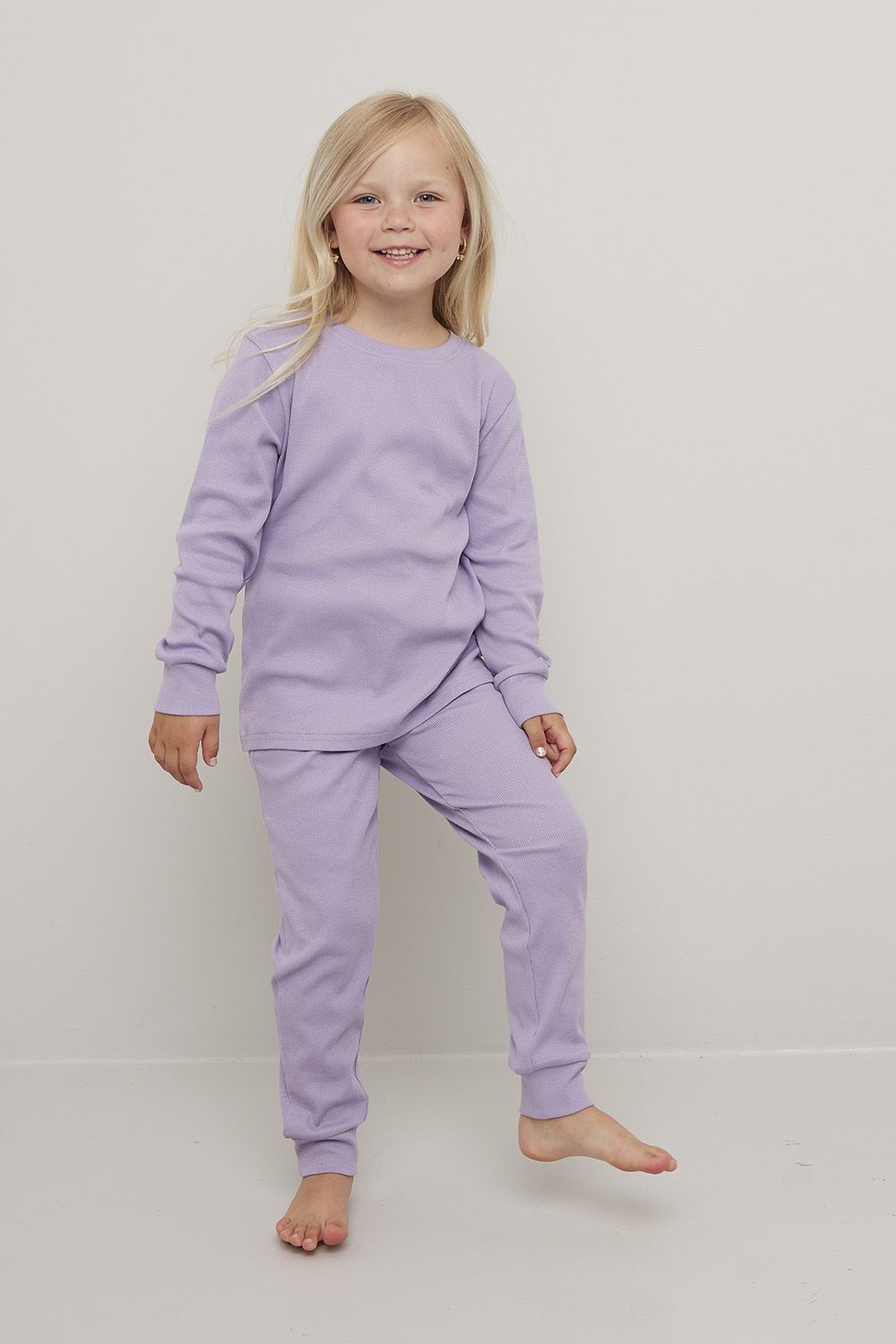 Pyjamas ribbestrikket