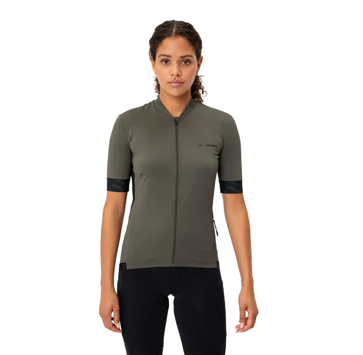 VAUDE Kuro II FZ Fietsshirt Korte Mouwen Bruin Dames
