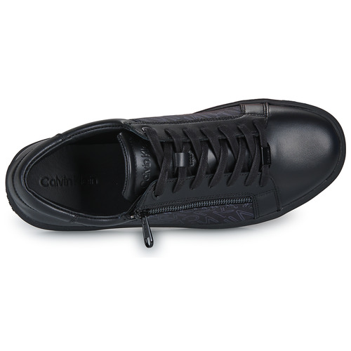 Calvin Klein Jeans - LOW TOP LACE UP W/ZIP MONO Negro