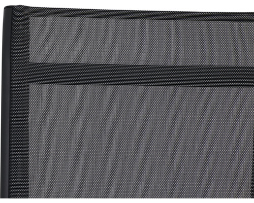 Siena Garden stapelstoel 62,5 x 73 x 111 cm aluminium kunststof zwart