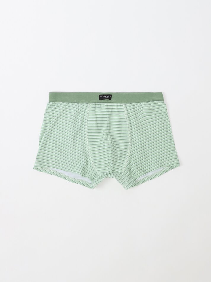 Pacote com 5 cuecas boxer combinadas - Cores Variadas