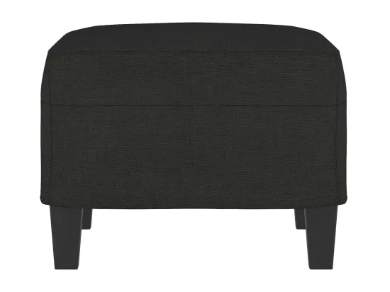 Repose-pied Noir 60x50x41 cm Tissu