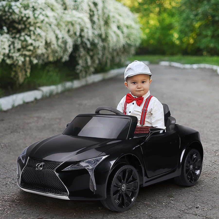 HOMCOM Kinderauto von Lexus schwarz