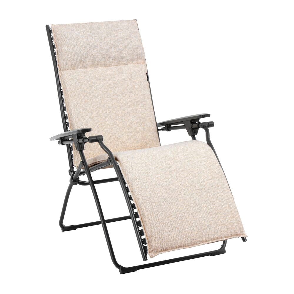 Gepolsterte Zero-Gravity-Relaxliege Bayanne Niksen Creme