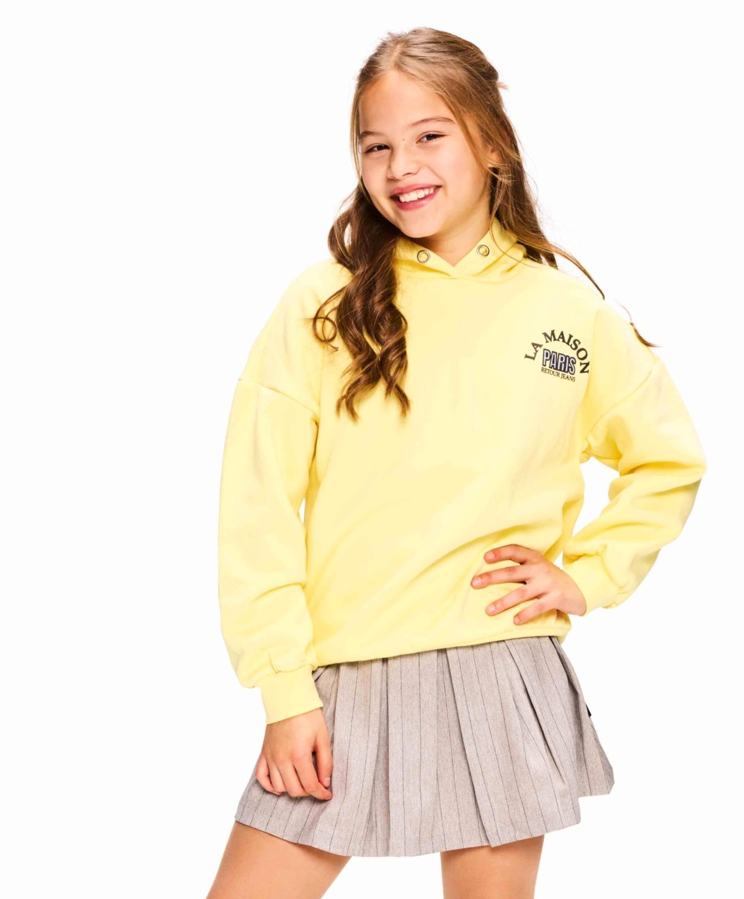 Retour Meisjes hoodie ecru