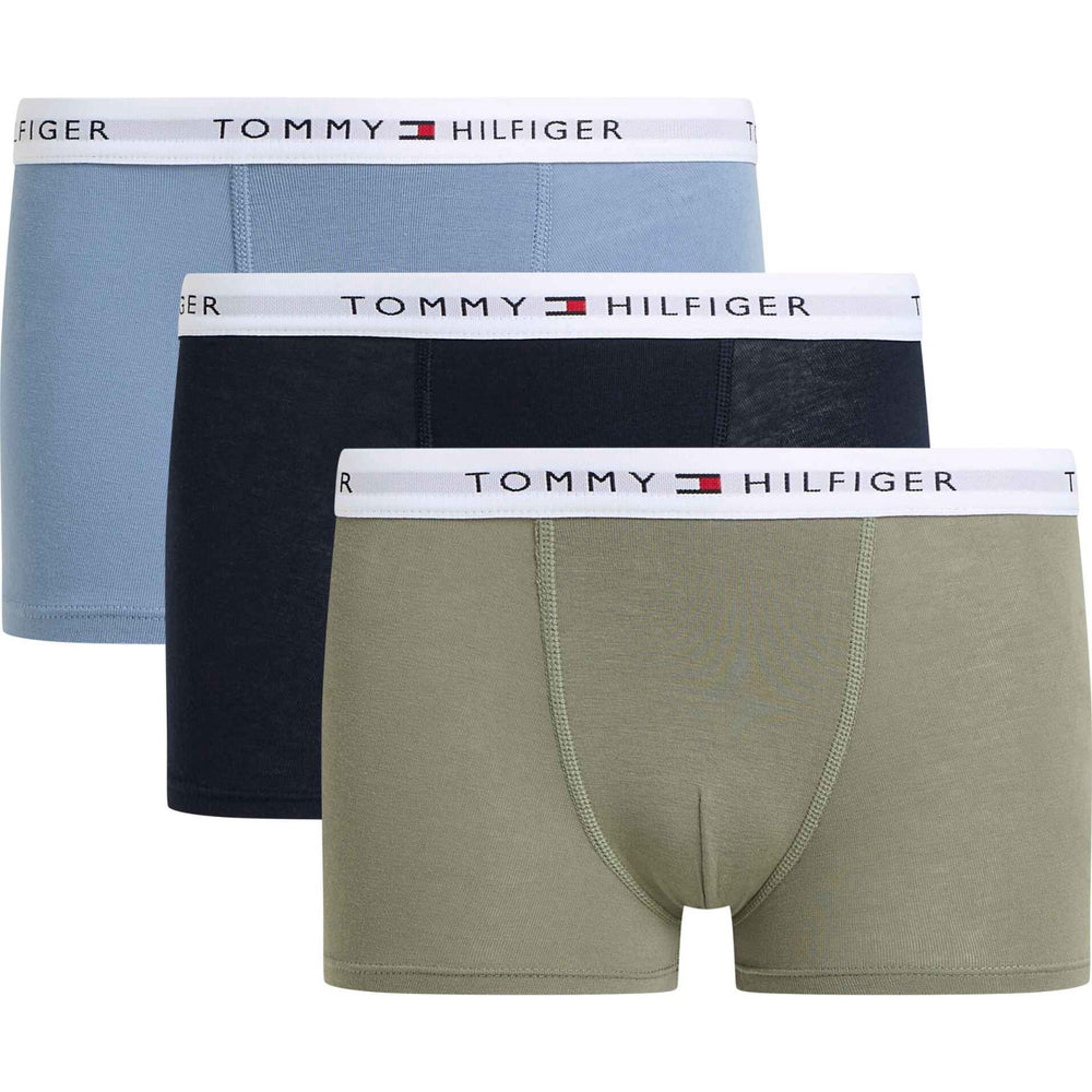 Køb Tommy Hilfiger Brisk Blue / Utility Sage / Des Sky 3P Trunk