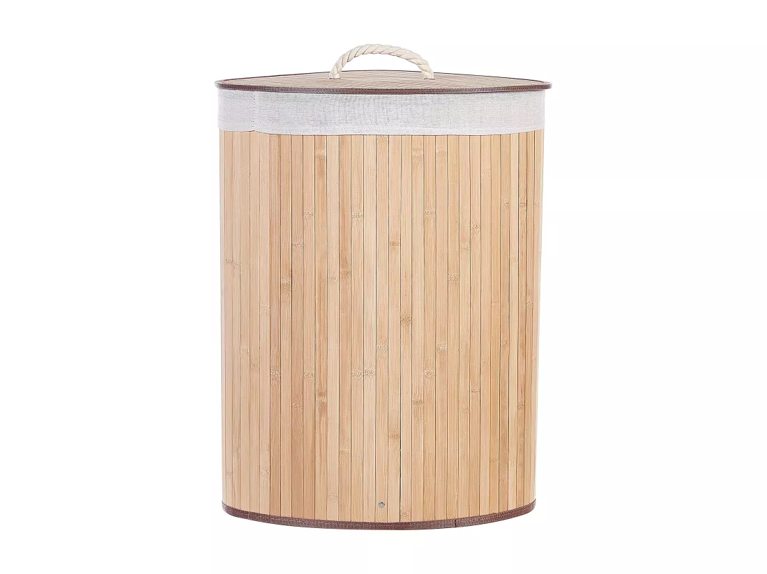 Panier en bambou marron clair 60 cm MATARA