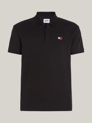 Polo Classic Fit Badge em Piqué Camurçado