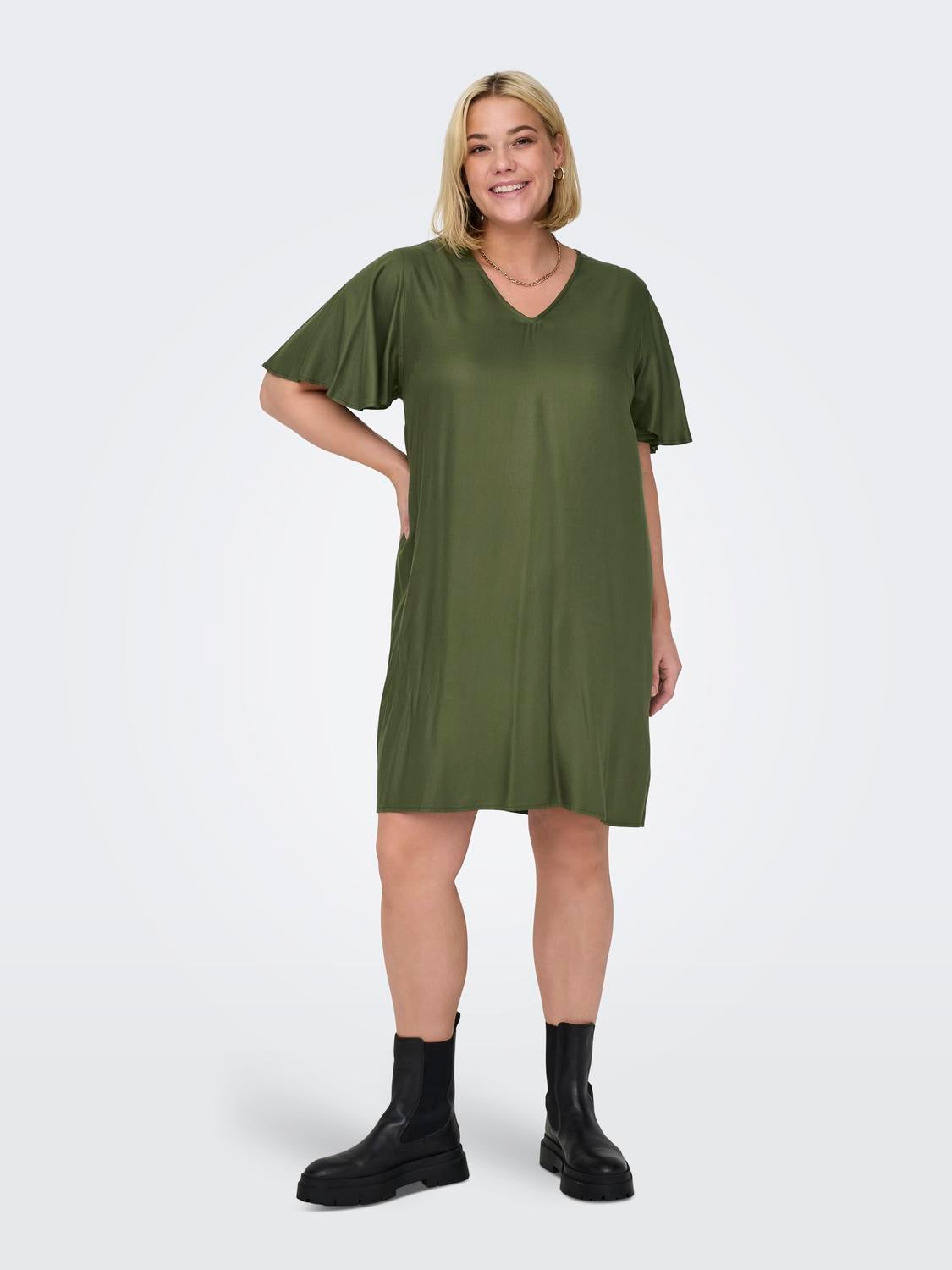 CARCHANTAL Kurzes Kleid Winter Moss