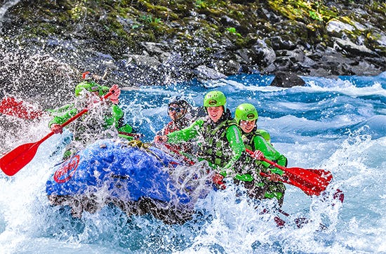 Raftingwochenende in Haiming auf dem Inn als besonderes Geschenk