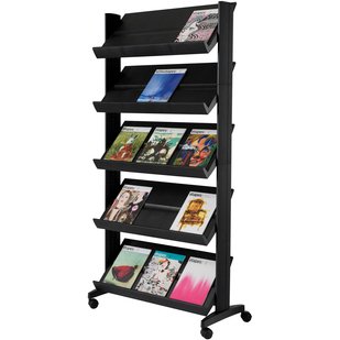 Porte-prospectus Uno easyDisplays, 5 étagères