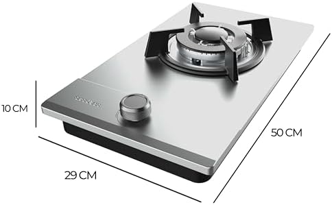 Cecotec Plaque à gaz Bolero Squad G 4200S Glass Black. Plaque à gaz avec 4 feux, finition verre noir, puissance 8000W, grilles individuelles et allumage électrique avec sécurité des vannes. : Cuisine et Maison